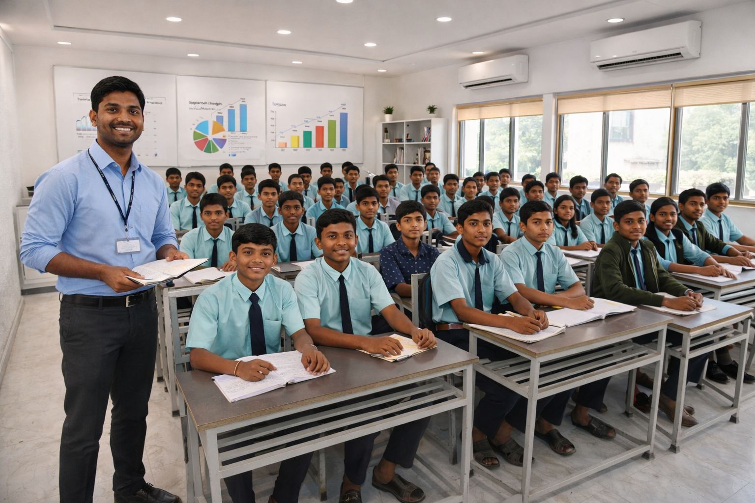 Students in classroom